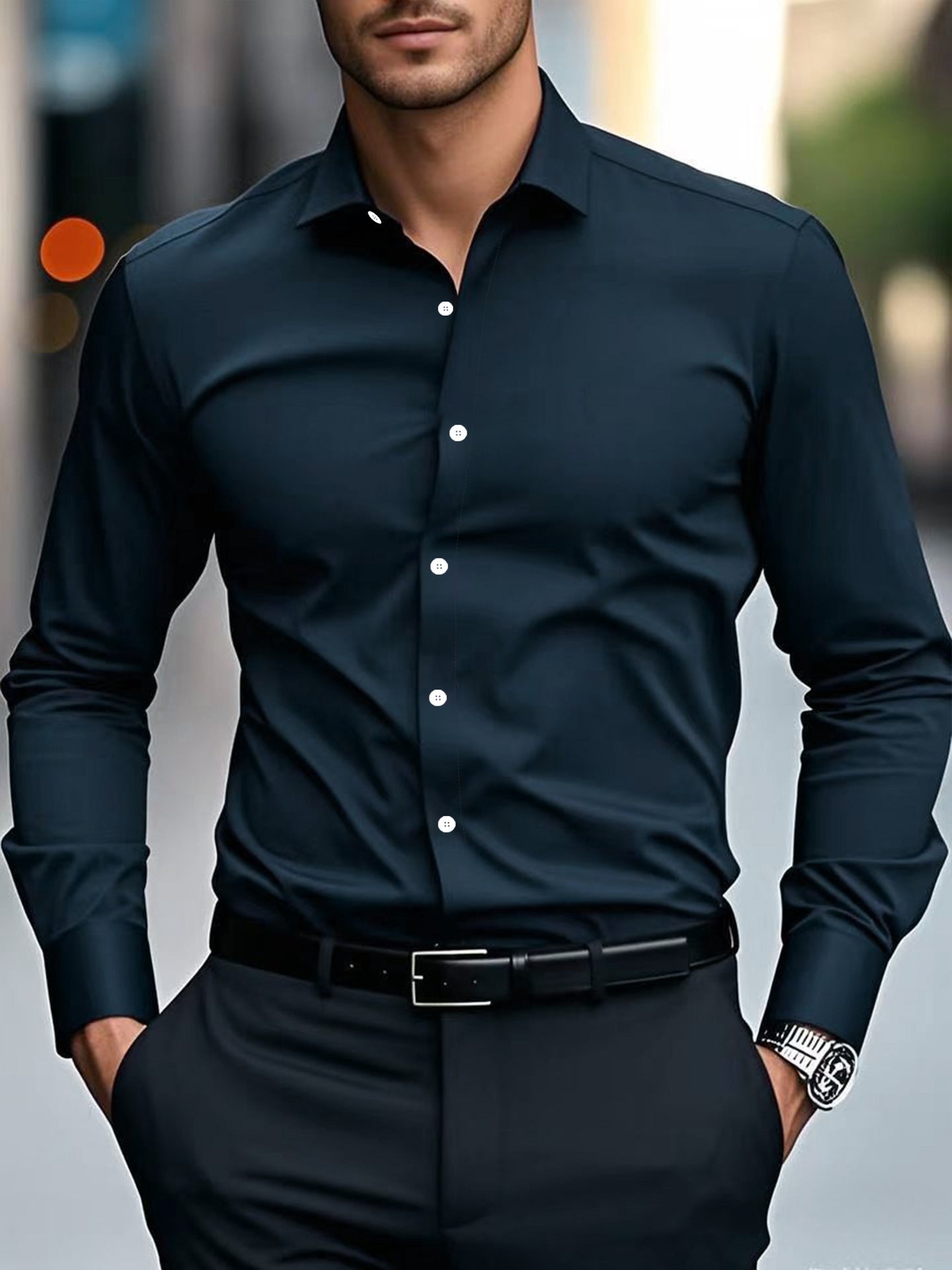Slim Fit Business Shirt