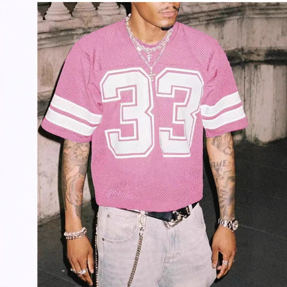 Men's Mesh Sports Jersey T-shirt