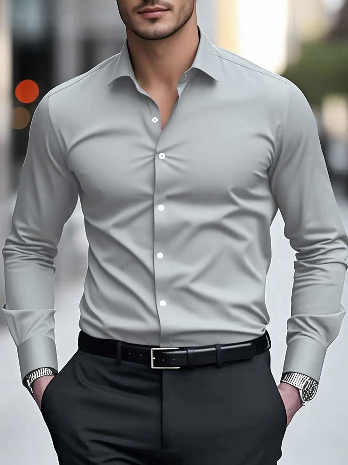 Slim Fit Business Shirt