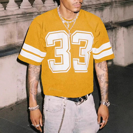 Men's Mesh Sports Jersey T-shirt