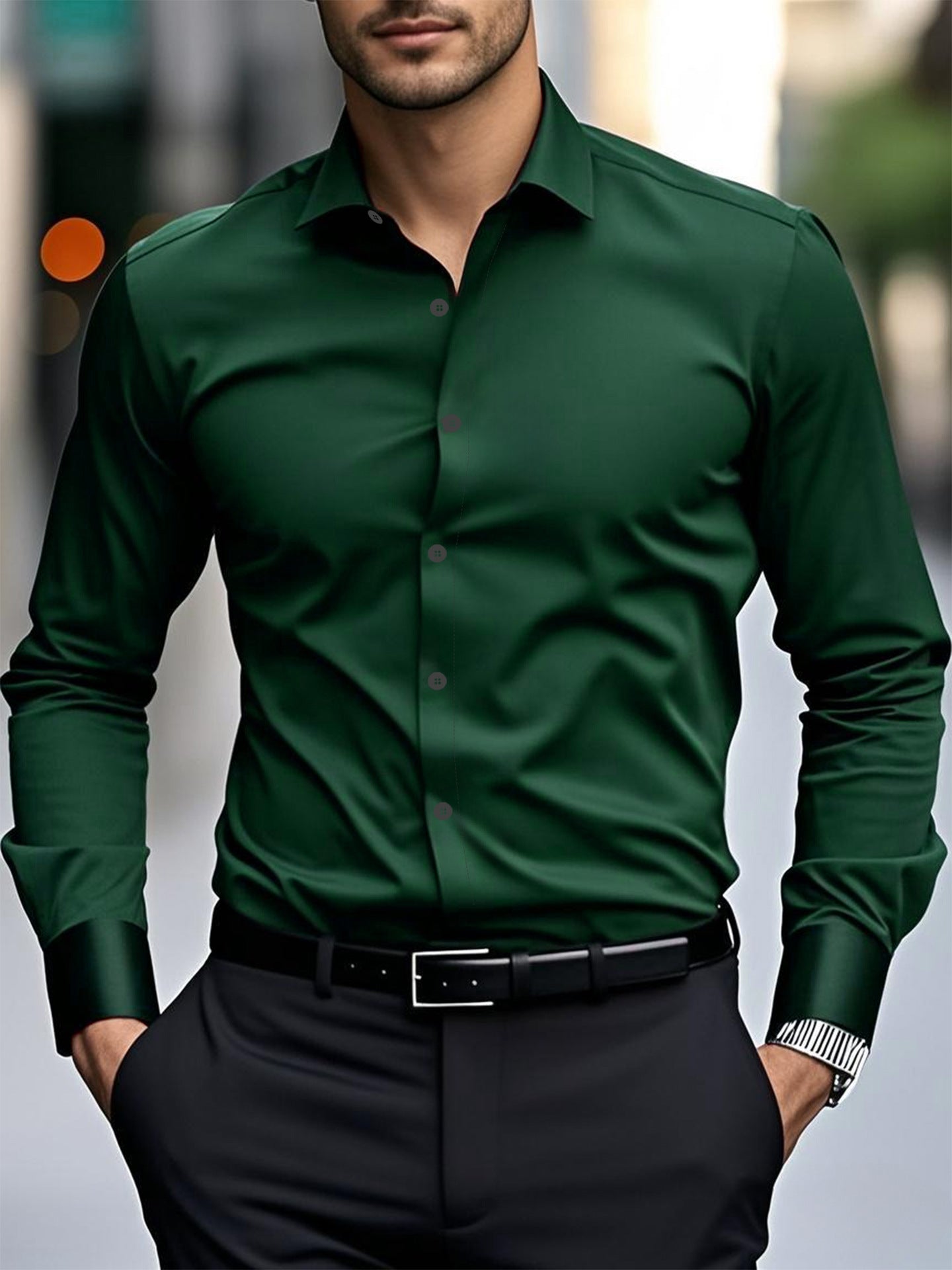 Slim Fit Business Shirt