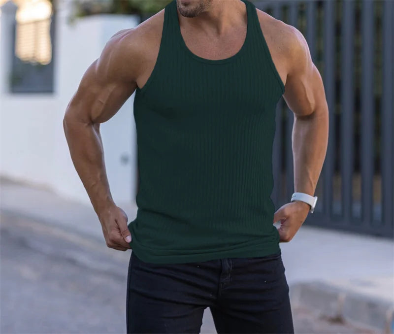 Tank Top Men Fitness Sleeveless Shirt