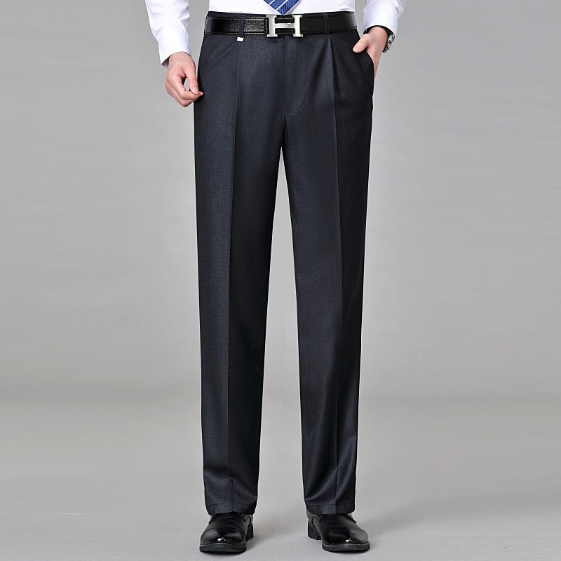 Men's Mulberry Silk Loose Fit Straight Pants