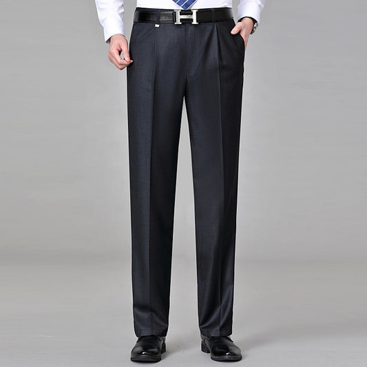 Men's Mulberry Silk Loose Fit Straight Pants