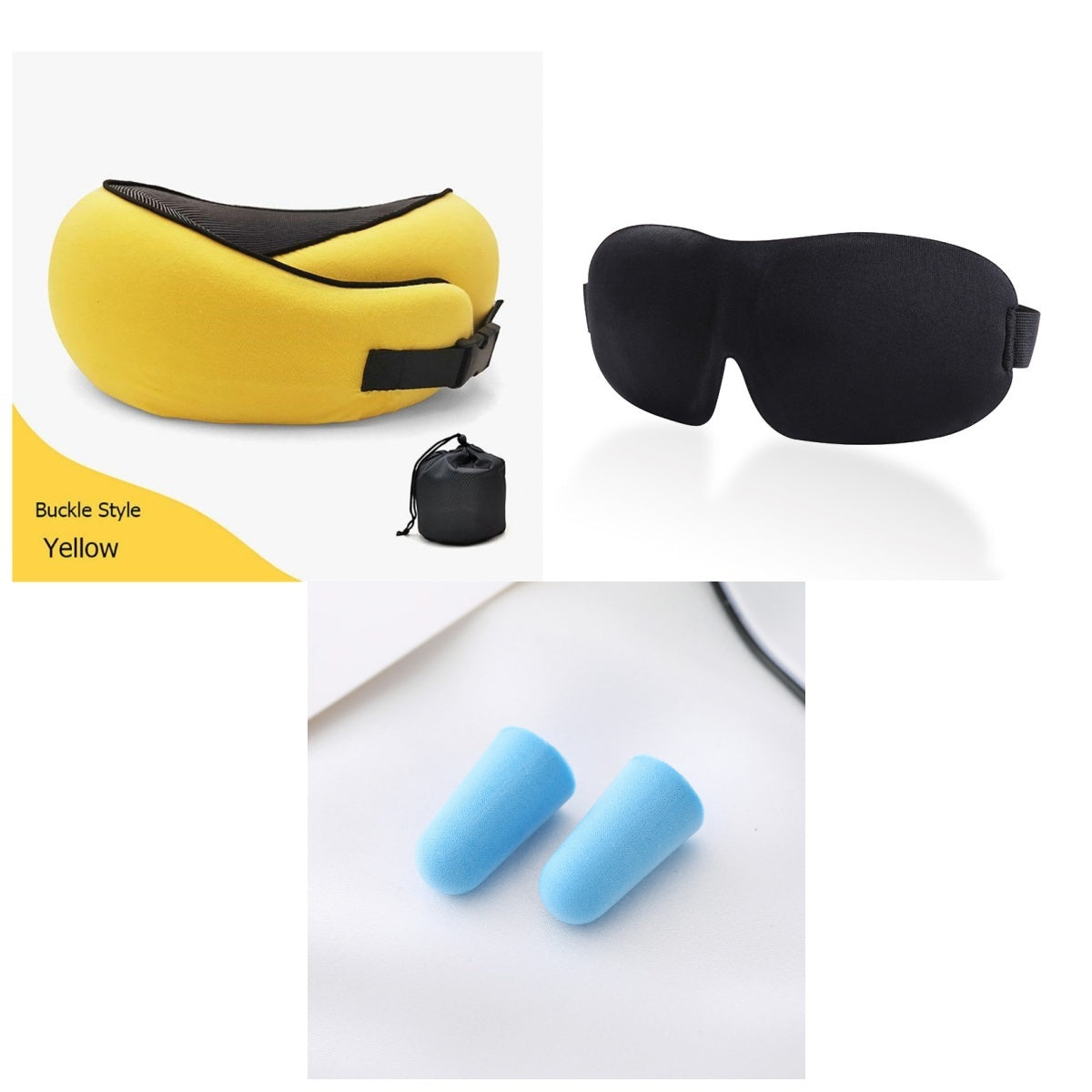 Memory Foam Travel Neck Pillow