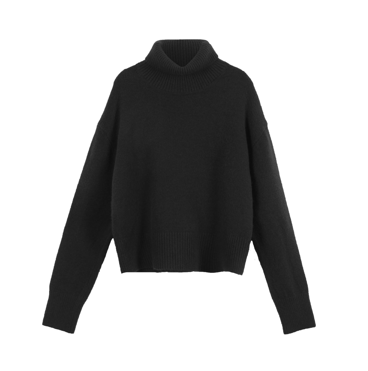 Women’s High Collar Knitted Sweater