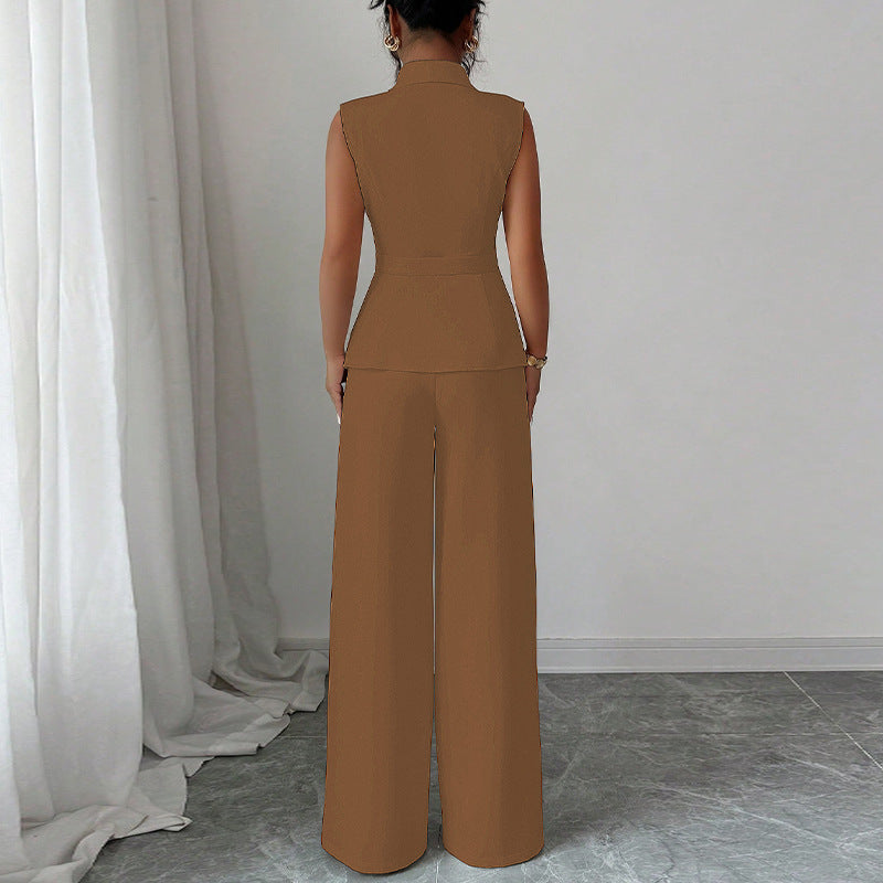 Chic Straight-Leg Suit Set