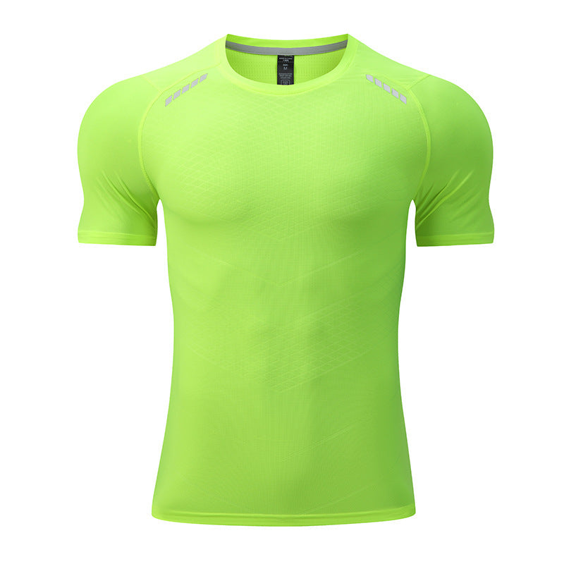 Short Sleeve Round Neck Workout Tee
