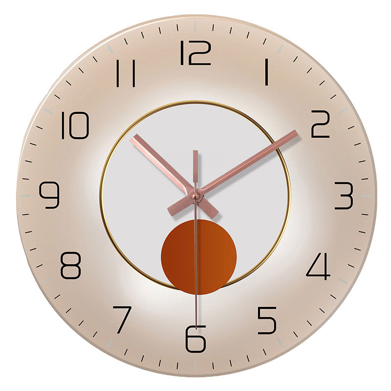 Silent Wall Clock – Modern Tempered Glass Decorative Clock
