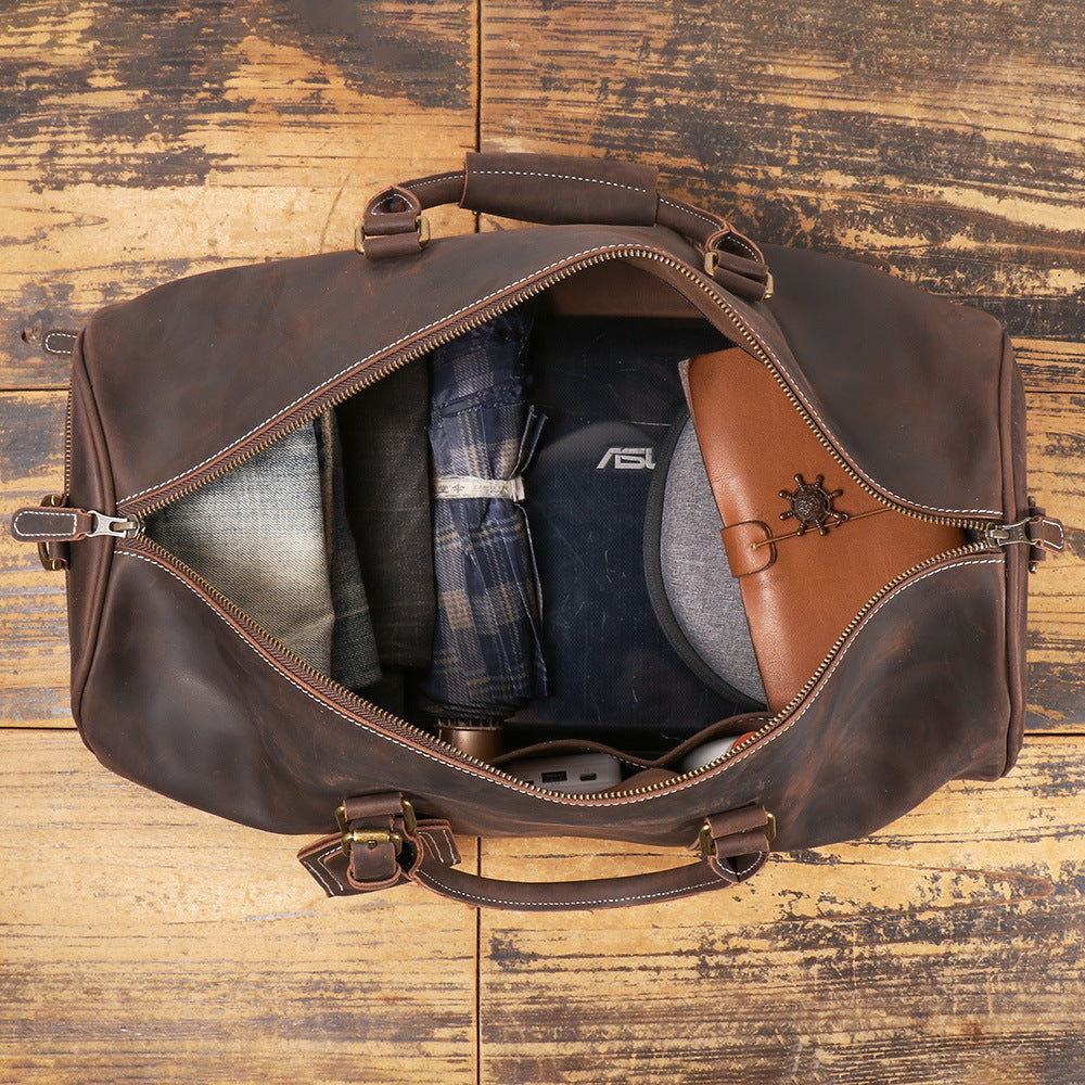 Luxury Cowhide Travel Bag