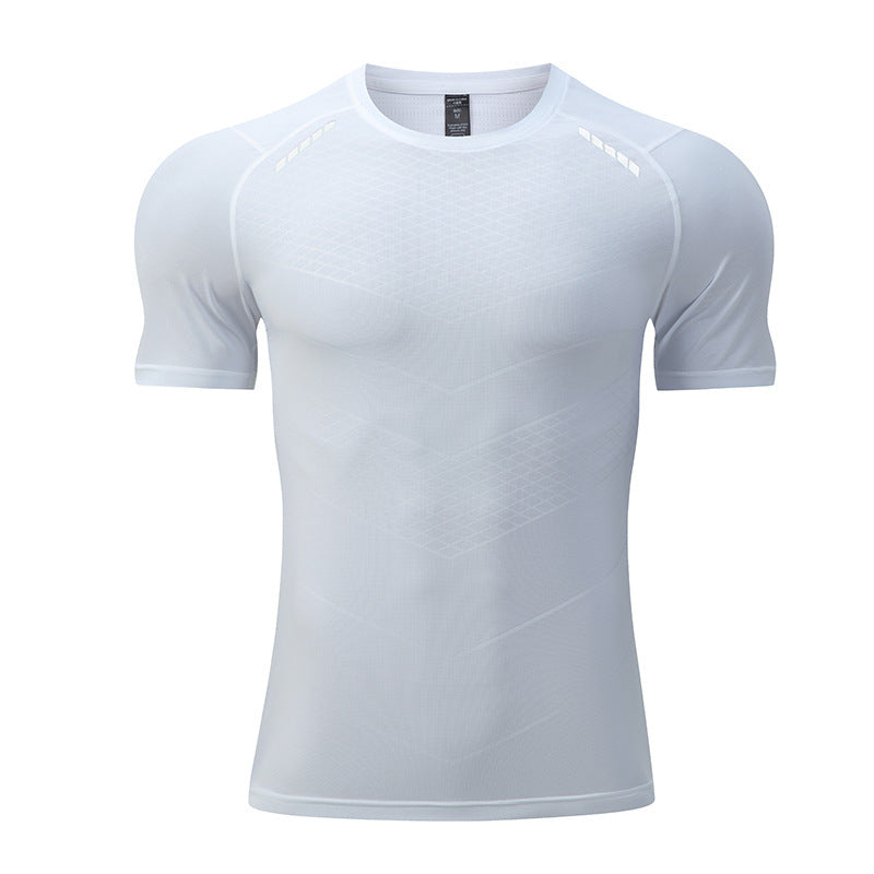 Short Sleeve Round Neck Workout Tee