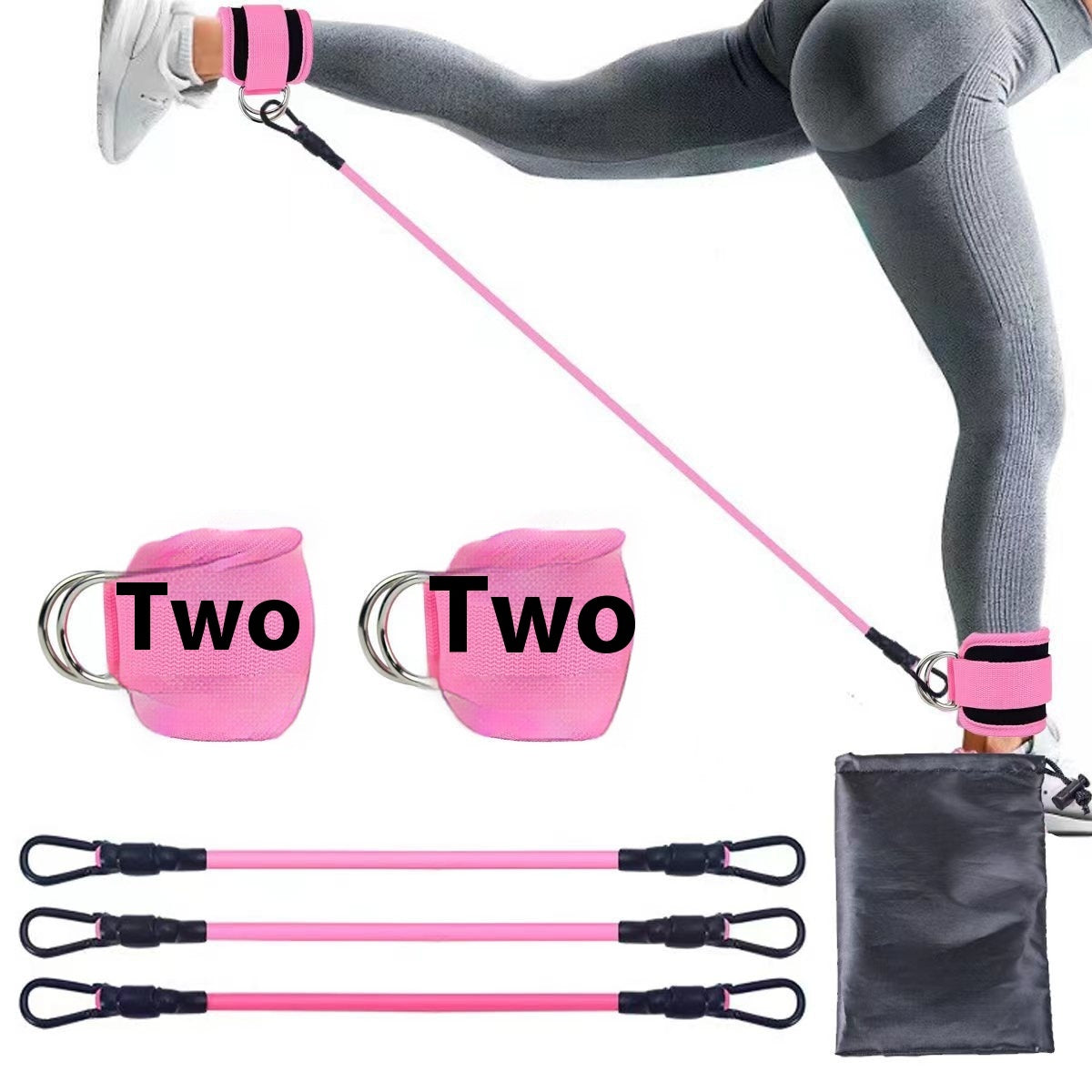 Ankle Resistance Bands for Leg & Glute Training