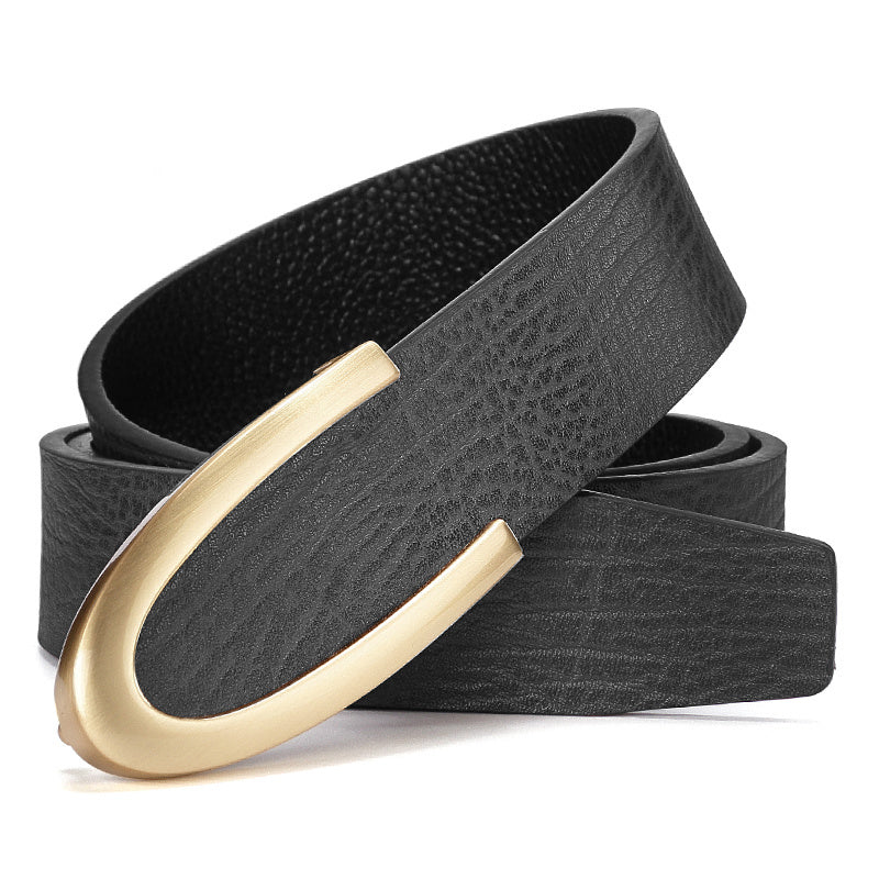 Premium Leather Buckle Belt