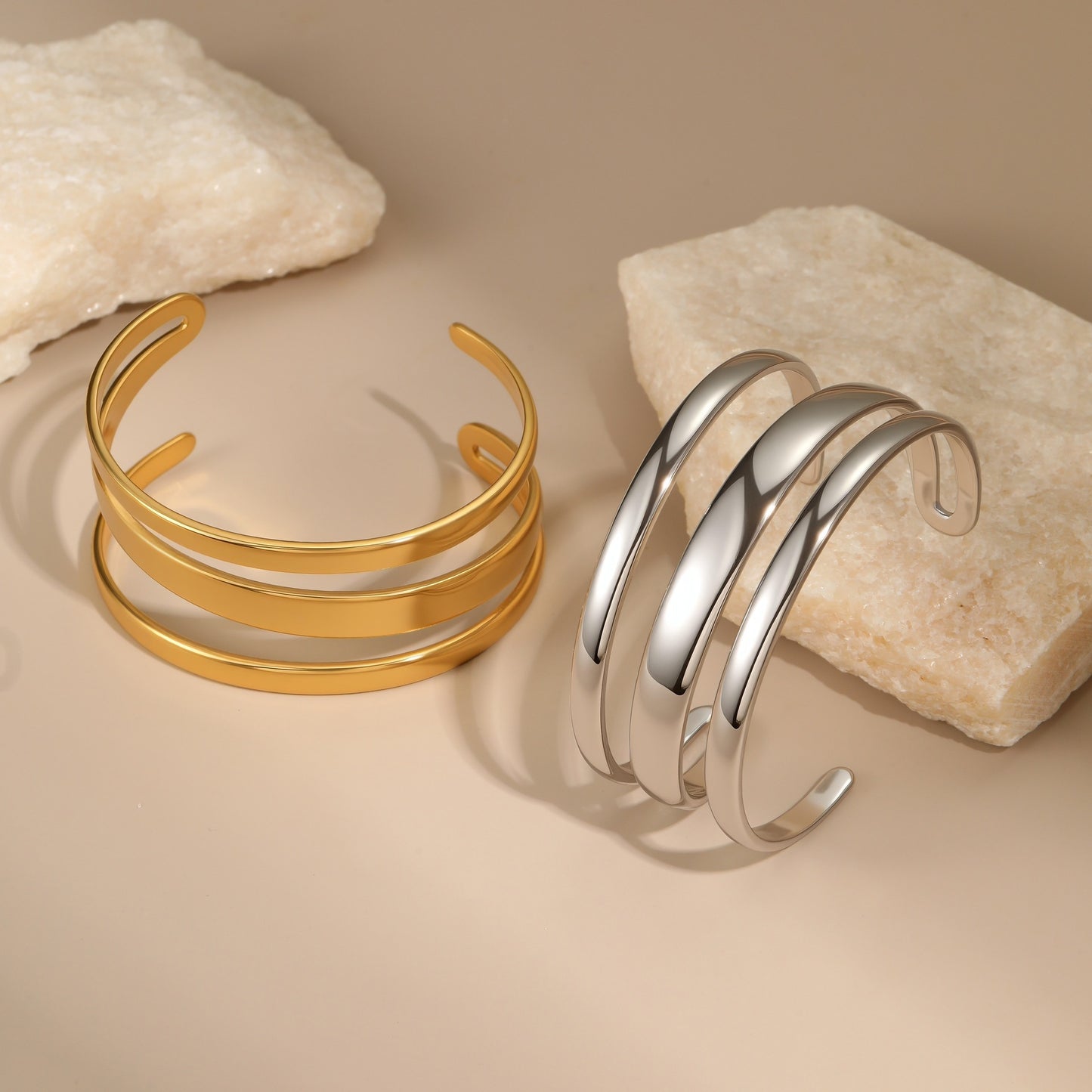 Stainless Steel Opening Bracelet