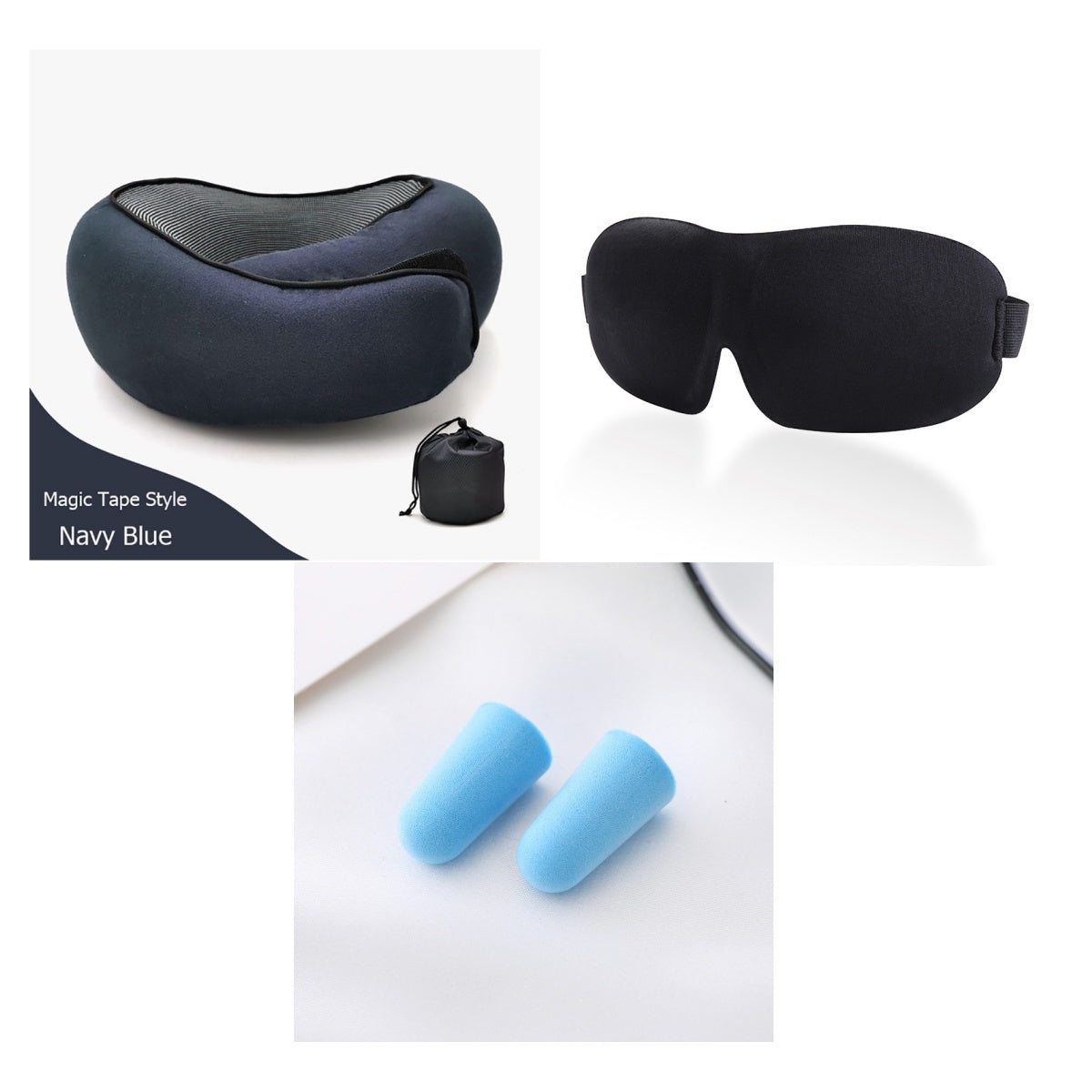 Memory Foam Travel Neck Pillow