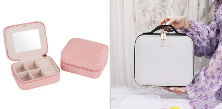 Smart LED Makeup Bag with Mirror