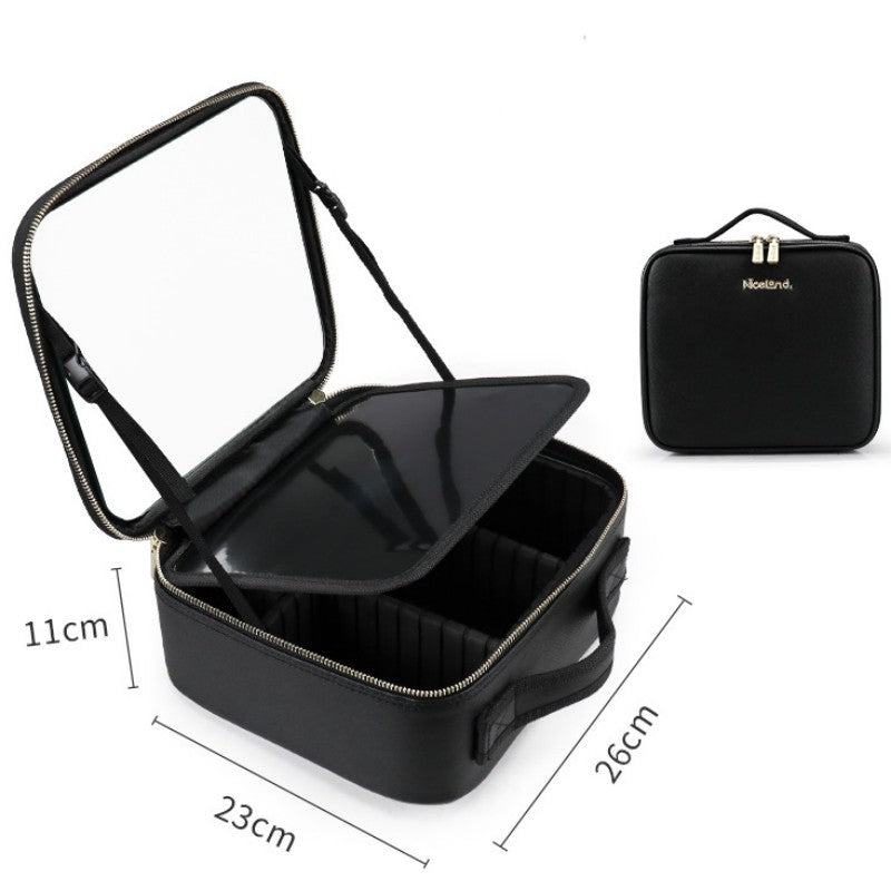 Smart LED Makeup Bag with Mirror