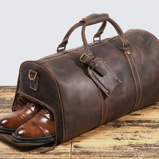 Luxury Cowhide Travel Bag