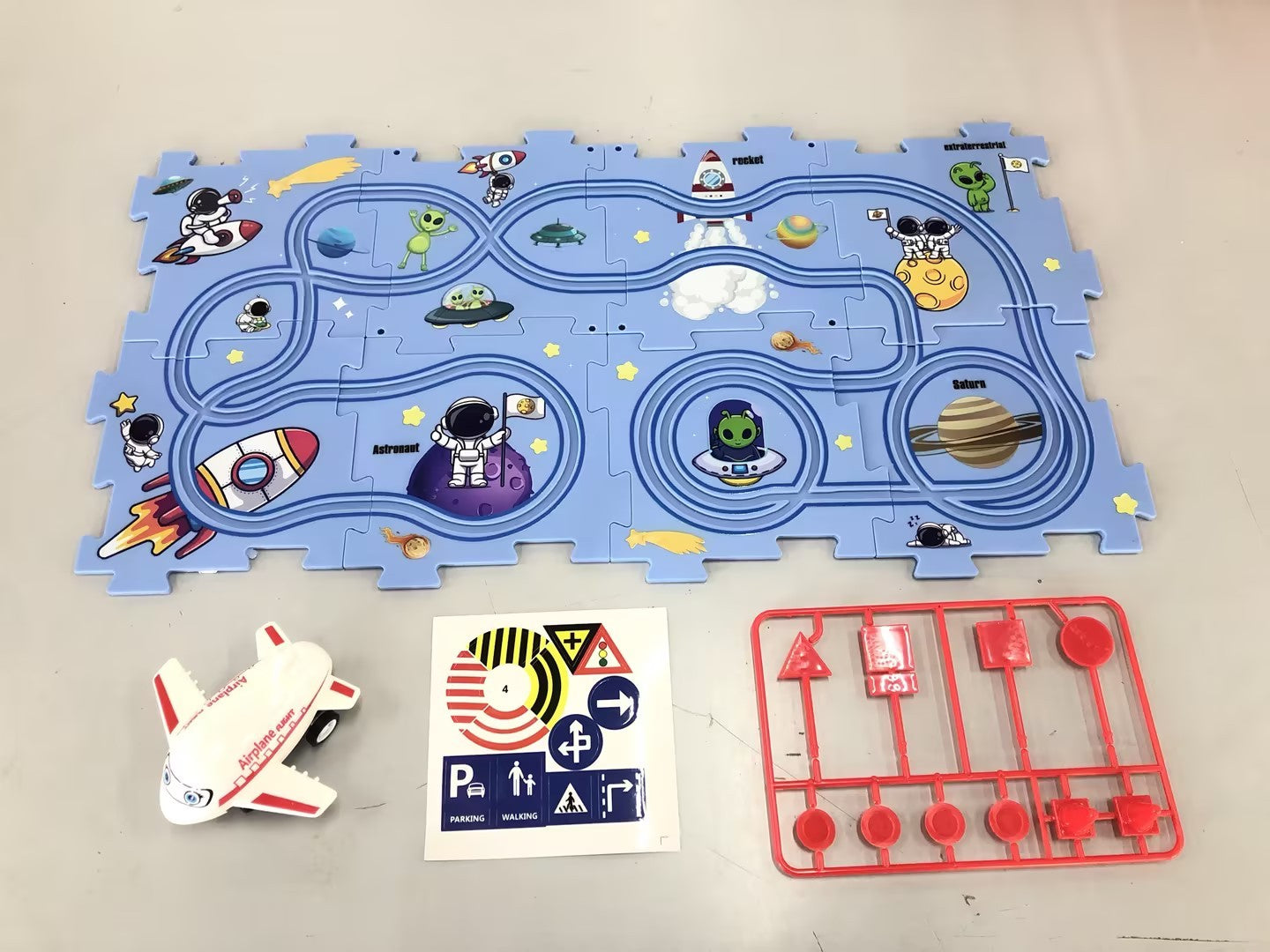 Kids Electric Railroad Puzzle Toy