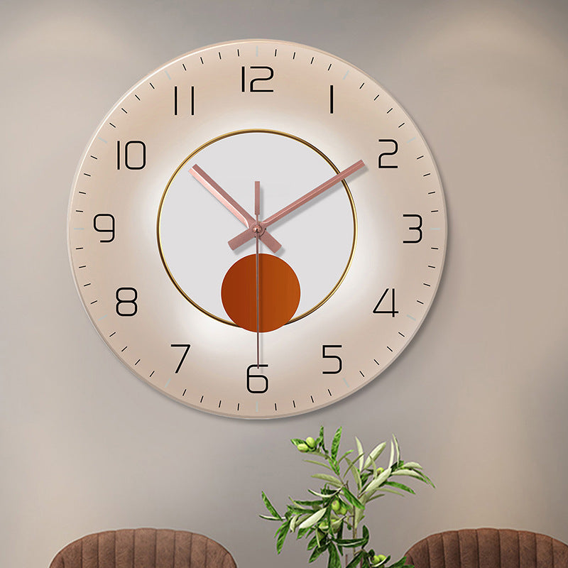 Silent Wall Clock – Modern Tempered Glass Decorative Clock