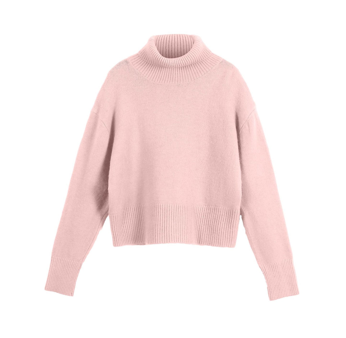 Women’s High Collar Knitted Sweater