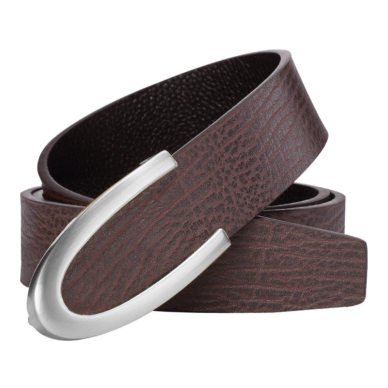 Premium Leather Buckle Belt
